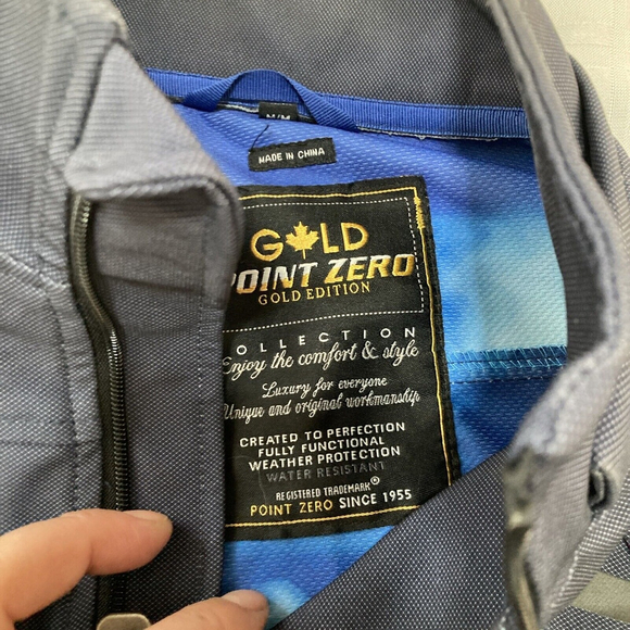 POINT ZERO Limited Collection Gold Edition MENS medium Jacket Coat  DNM PZDNM - Picture 3 of 16